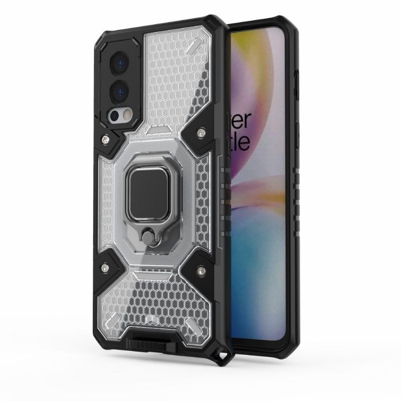 Hoesje voor OnePlus Nord 2 5G Tweekleurige Ondersteuningsfunctie