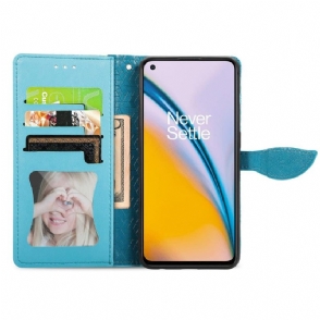 Leren Hoesje voor OnePlus Nord 2 5G Bescherming Mandalablad