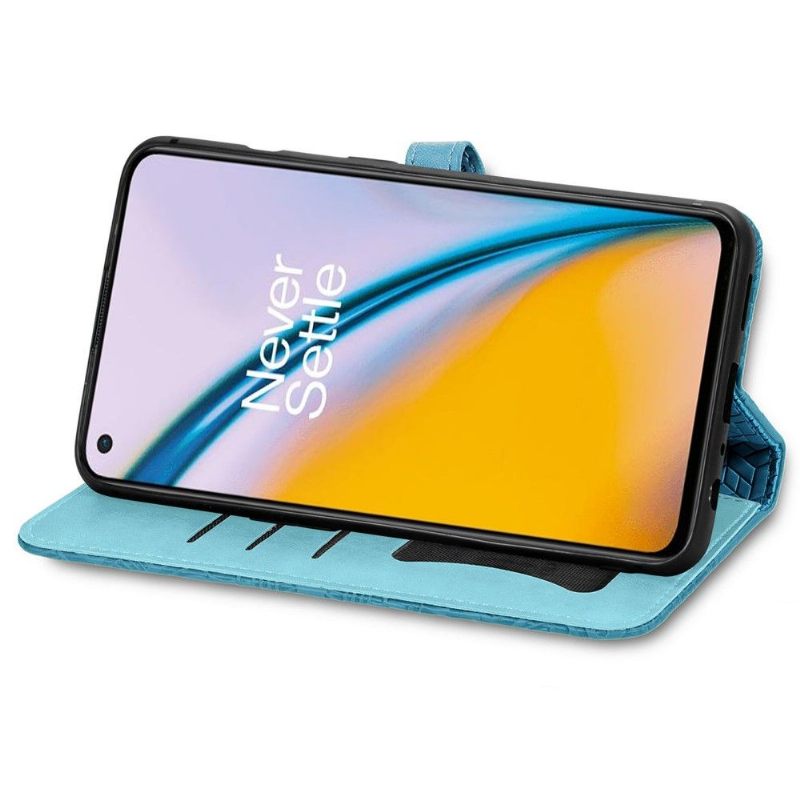 Leren Hoesje voor OnePlus Nord 2 5G Bescherming Mandalablad