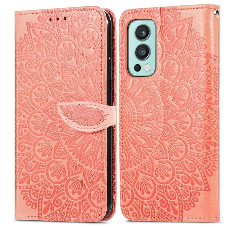 Leren Hoesje voor OnePlus Nord 2 5G Bescherming Mandalablad