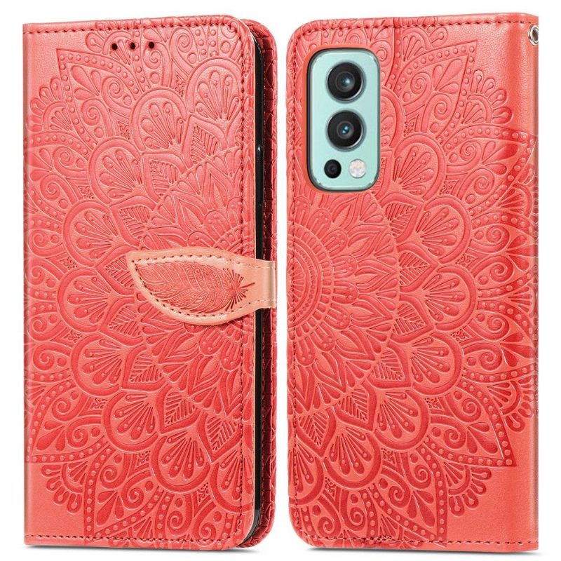 Leren Hoesje voor OnePlus Nord 2 5G Bescherming Mandalablad
