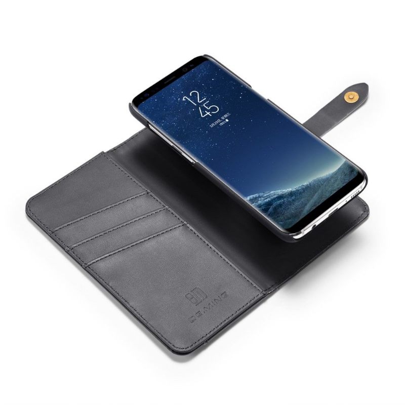Hoesje Cover voor Samsung Galaxy S8 Leer Met Verwijderbare Schaal