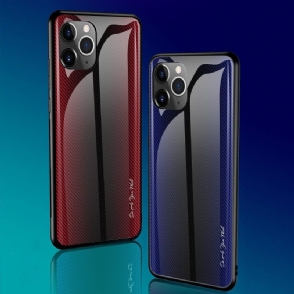 Hoesje voor iPhone 11 Pro Achterkant Van Koolstofglas
