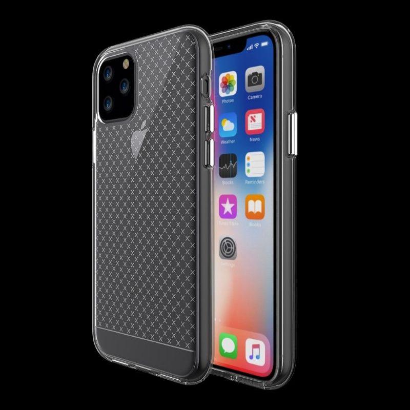 Hoesje voor iPhone 11 Pro Anti-fall Transparante Meerdere Kruisen