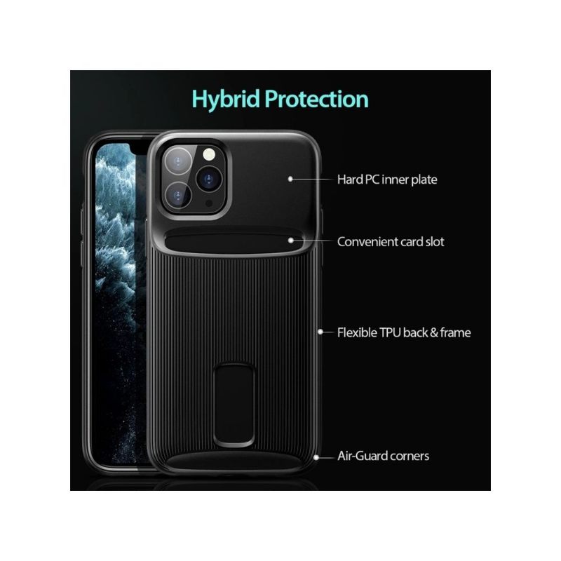 Hoesje voor iPhone 11 Pro Armor-serie Kaarthouder