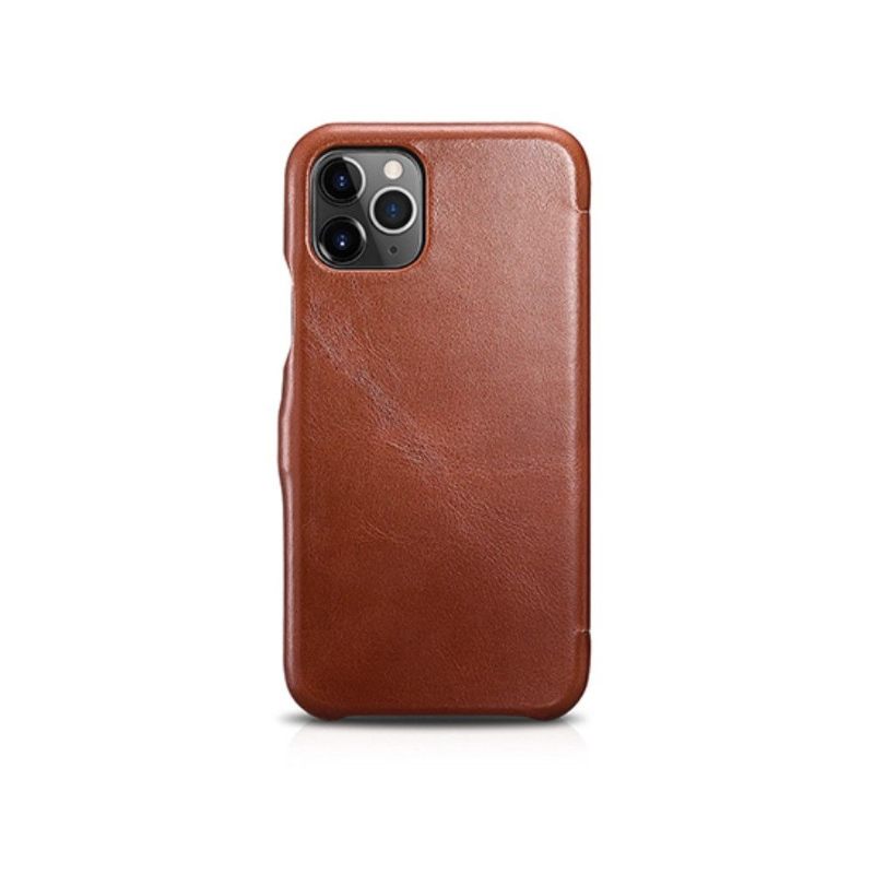 Hoesje voor iPhone 11 Pro Folio-hoesje Echt Leer