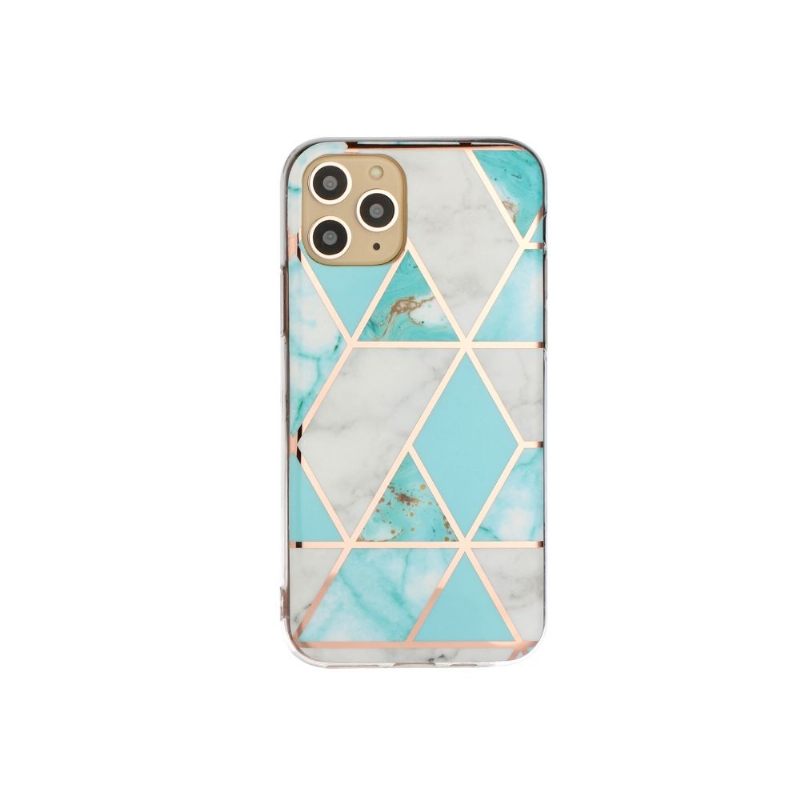 Hoesje voor iPhone 11 Pro Marmeren Geometrisch Patroon