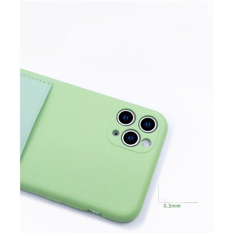 Hoesje voor iPhone 11 Pro Mia Siliconen Kaarthouder