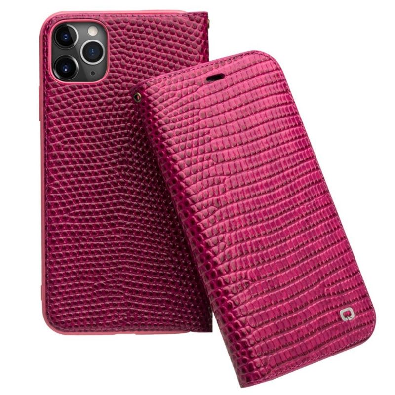 Leren Hoesje voor iPhone 11 Pro Echt Leer Met Krokodilleneffect