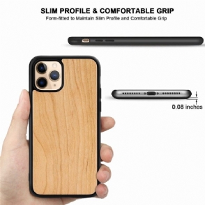 Telefoonhoesje voor iPhone 11 Pro Bescherming Premium Hout