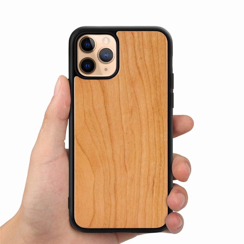 Telefoonhoesje voor iPhone 11 Pro Bescherming Premium Hout