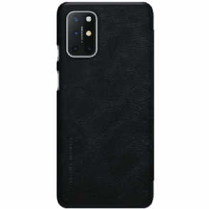 Flip Case voor OnePlus 8T Qin-serie Leereffect