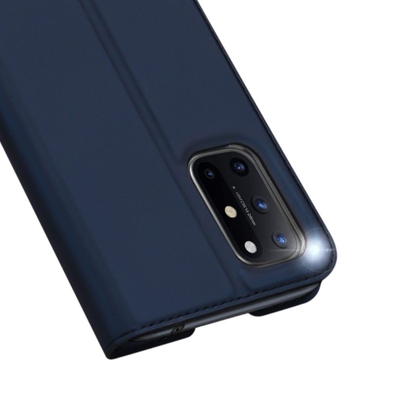 Flip Case voor OnePlus 8T Zakelijk Satijneffect