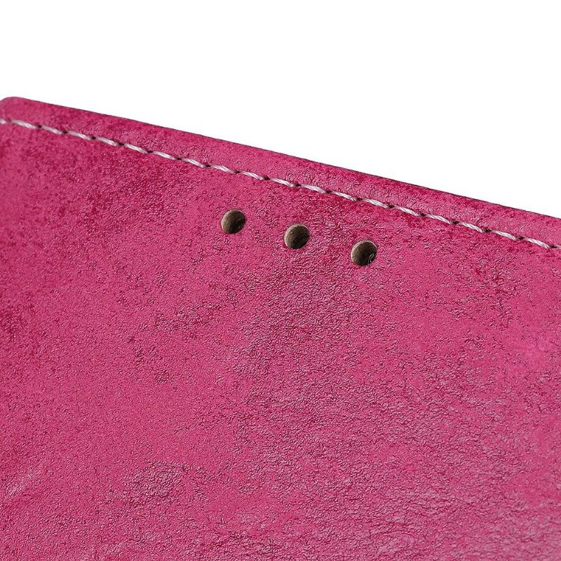 Leren Hoesje voor OnePlus 8T Bescherming Cyrius Kunstleer Vintage