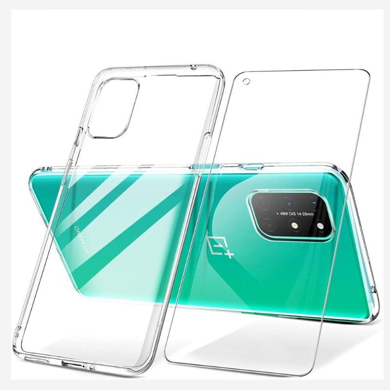 Oneplus 8T-Hoes + Beschermfolie Van Gehard Glas