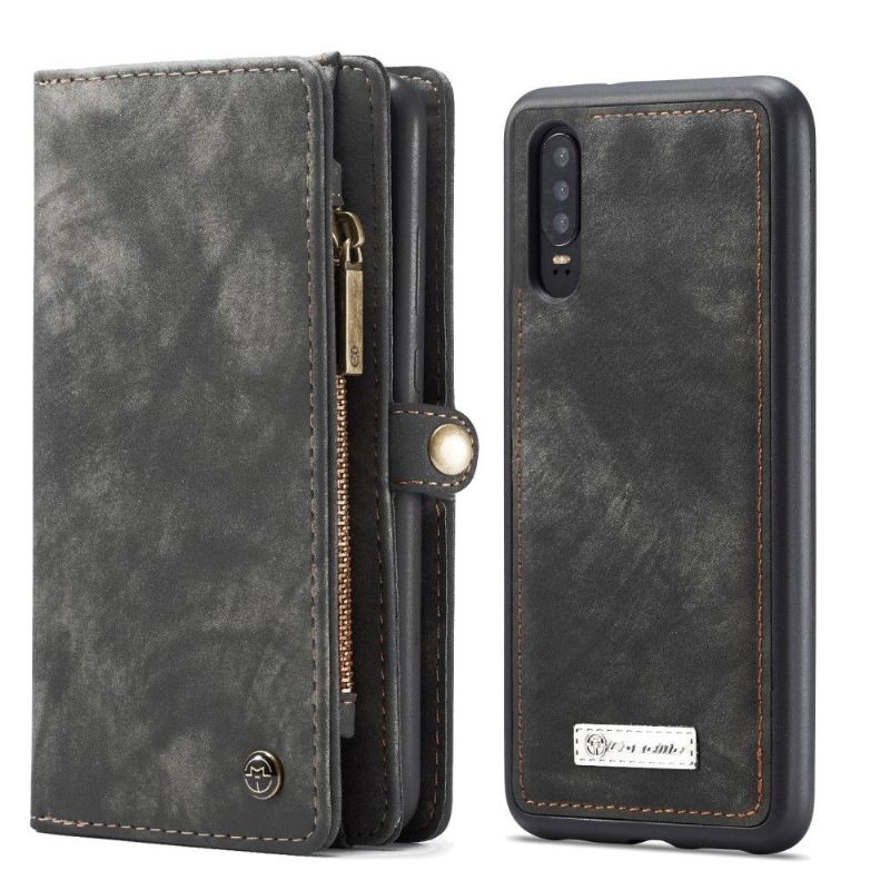 Hoesje Flip Case voor Huawei P30 En Kaarthouder Cover - Zwart