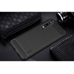 Hoesje voor Huawei P30 Anti-fall Geborsteld Mofi