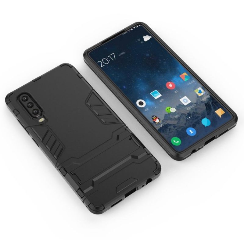 Hoesje voor Huawei P30 Cool Guard Schokbestendig Met Geïntegreerde Standaard
