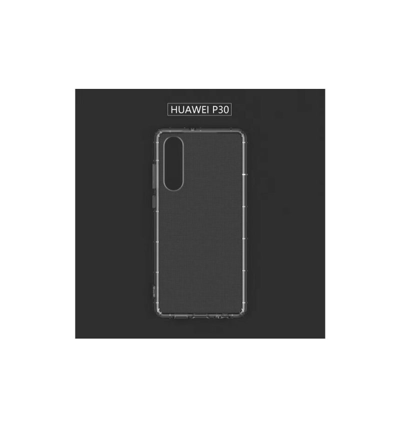 Hoesje voor Huawei P30 Doorzichtige Siliconengel
