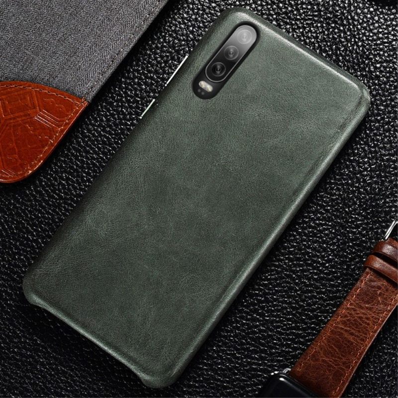 Hoesje voor Huawei P30 Xoomz Origineel Leder - Groen