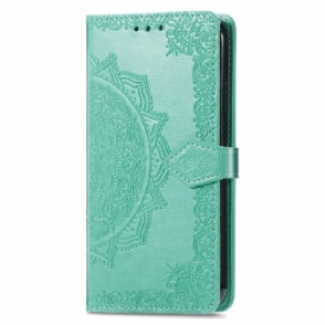 Folio-hoesje voor Google Pixel 7 Pro Met Ketting Retro Mandala Met Bandjes