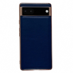Hoesje voor Google Pixel 7 Pro Echt Lederen Elegantie