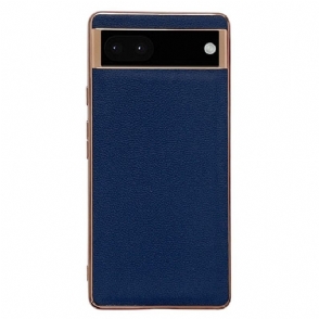 Hoesje voor Google Pixel 7 Pro Echte Lederen Kleur