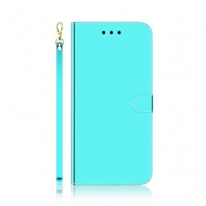 Leren Hoesje voor Google Pixel 7 Pro Spiegelhoes Van Imitatieleer
