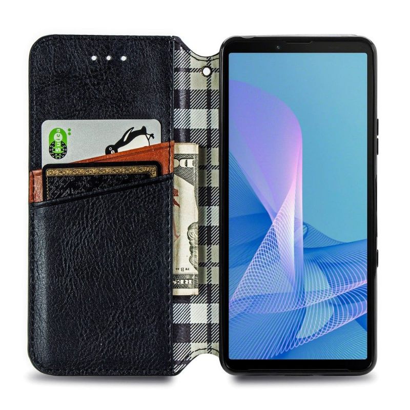 Folio-hoesje voor Sony Xperia 10 III Kub Design-kaarthouder