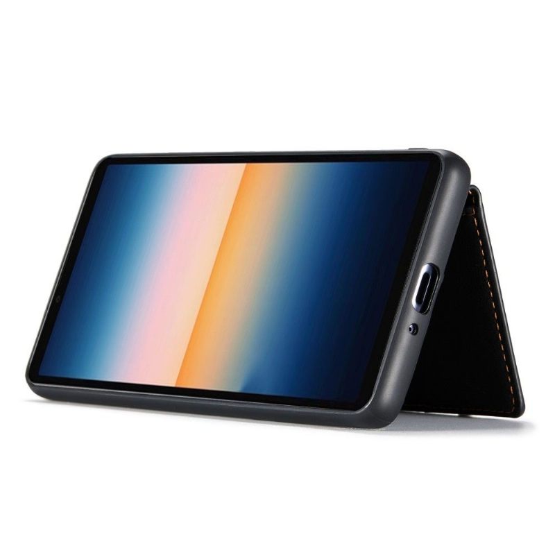 Hoesje voor Sony Xperia 10 III Met Magnetische Kaarthouder