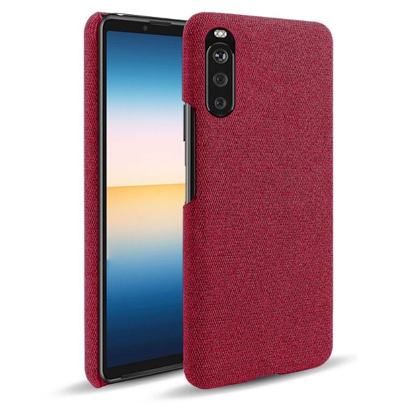 Hoesje voor Sony Xperia 10 III Stoffen Bekleding