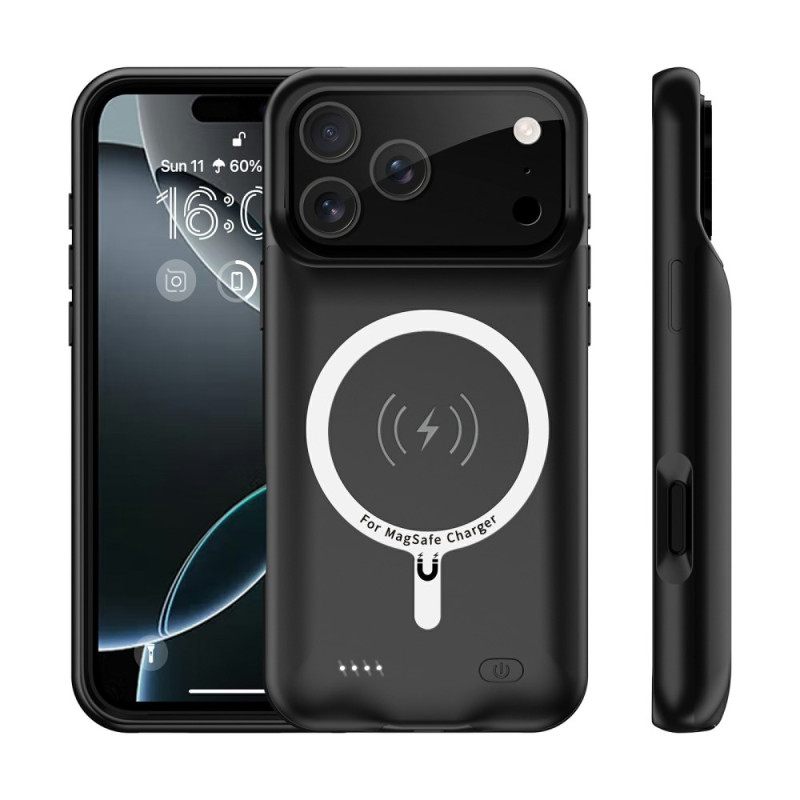 6000mah Powerbank-hoesje Voor iPhone 17 Pro Max Met Magsafe
