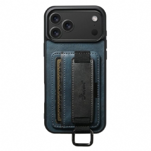 Case Hoesje iPhone 17 Pro Max Telefoonhoesje Suteni Kaarthouder En Band