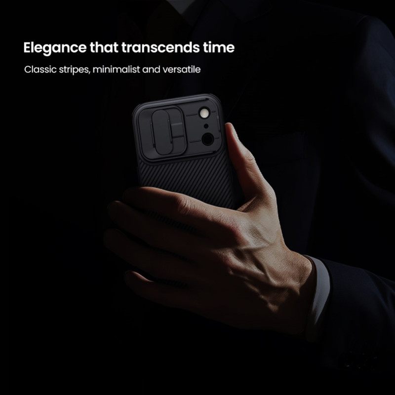 Cover Hoesje iPhone 17 Pro Max Telefoonhoesje Camshield Pro Camerabeschermer Nillkin