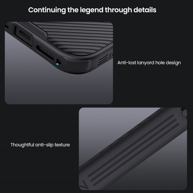 Cover Hoesje iPhone 17 Pro Max Telefoonhoesje Camshield Pro Camerabeschermer Nillkin