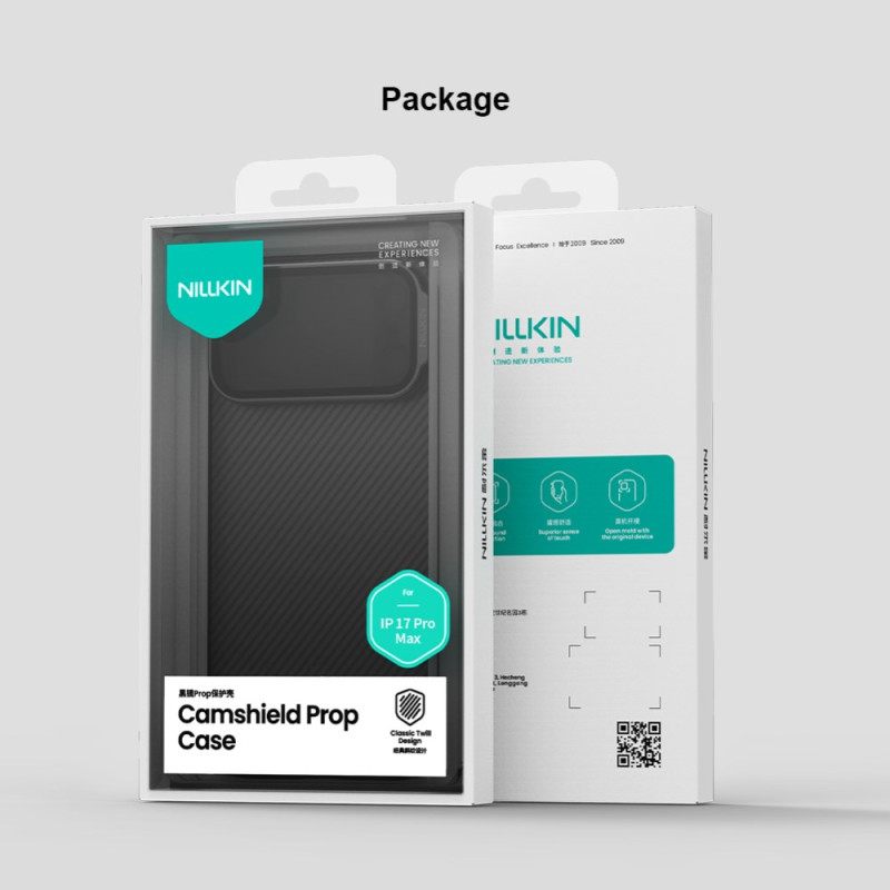 Cover Hoesje iPhone 17 Pro Max Telefoonhoesje Camshield Prop Series Houder Nillkin