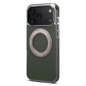 Cover Hoesje iPhone 17 Pro Max Telefoonhoesje Gestructureerd Leer