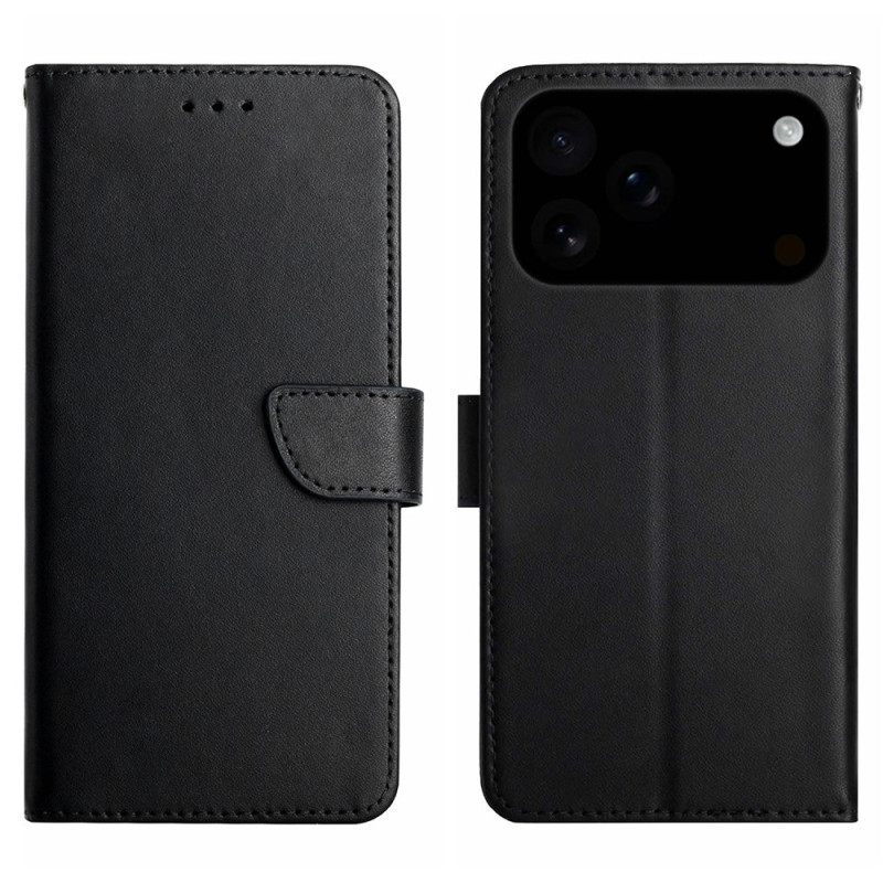 Flip Case Leren iPhone 17 Pro Max Premium Leer