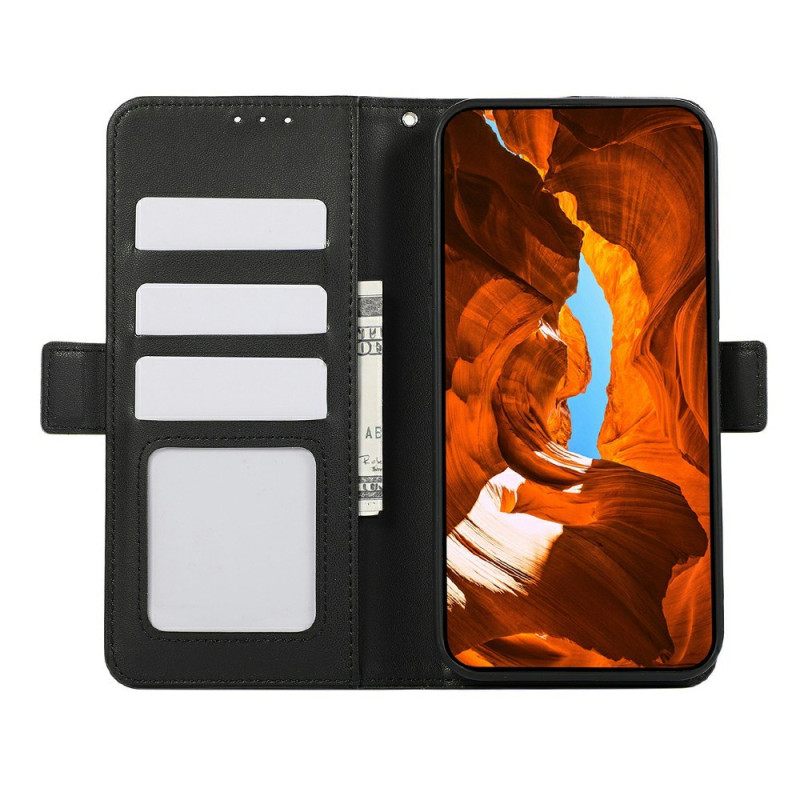 Flip Case Leren iPhone 17 Pro Max Rfid-bescherming Abeel