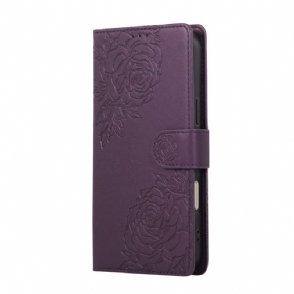 Folio-hoesje iPhone 17 Pro Max Bloemenprint
