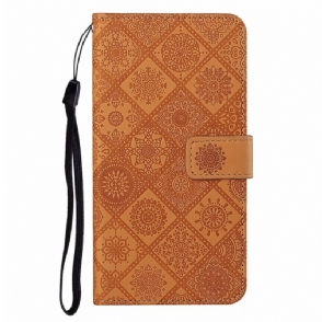 Folio-hoesje iPhone 17 Pro Max Telefoonhoesje Patchwork