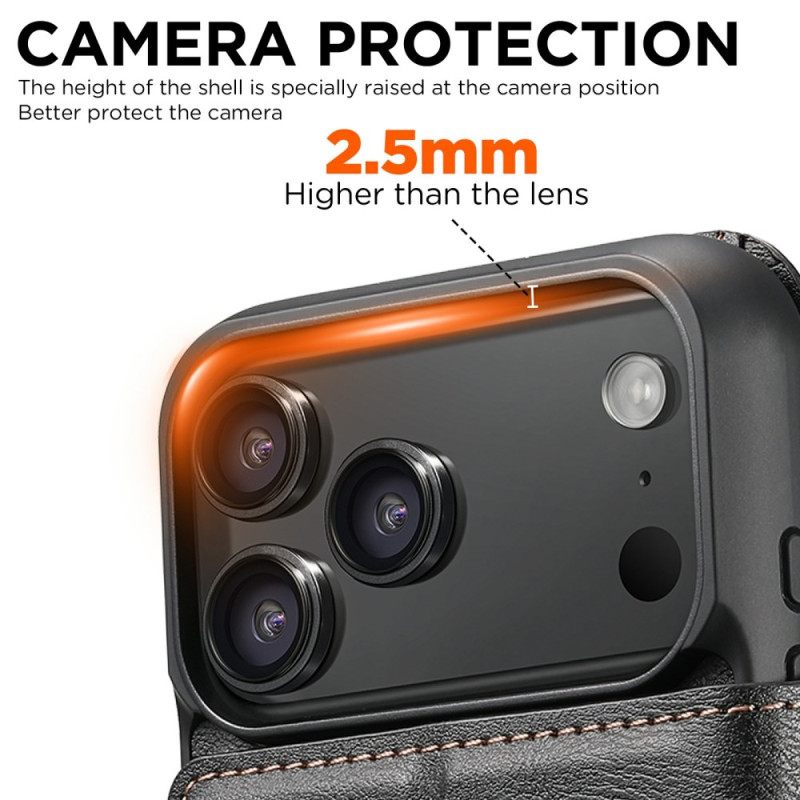 Folio-hoesje iPhone 17 Pro Max Telefoonhoesje Tweekleurige Afneembare Magsafe-hoes Suteni