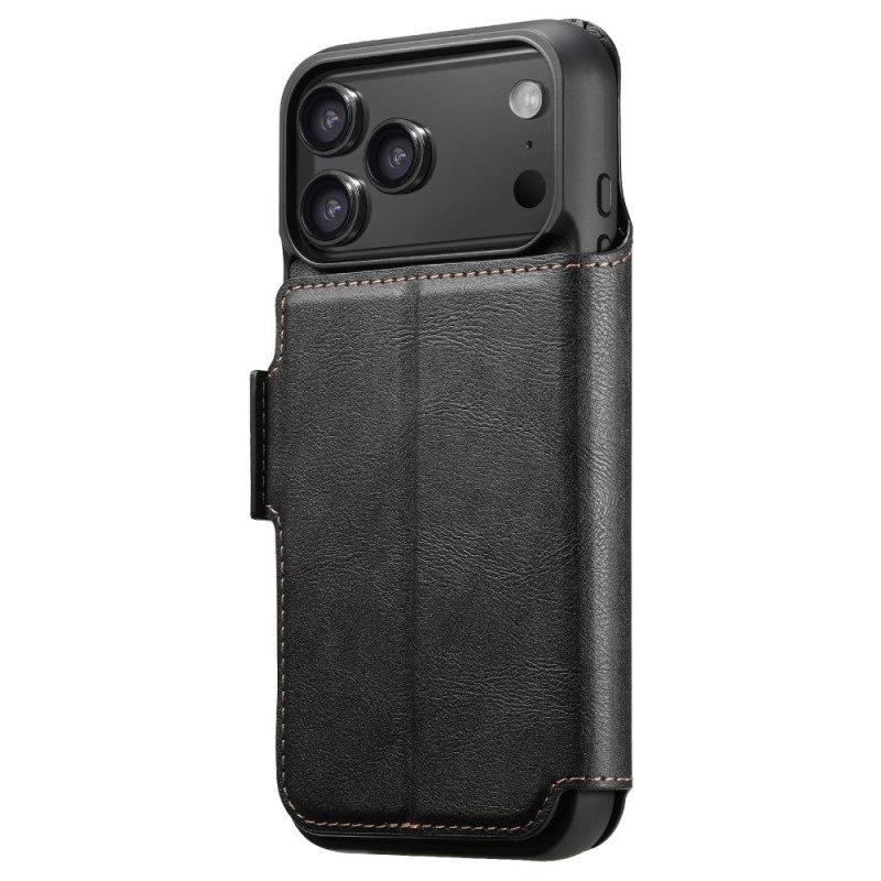 Folio-hoesje iPhone 17 Pro Max Telefoonhoesje Tweekleurige Afneembare Magsafe-hoes Suteni