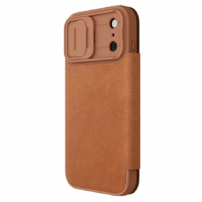 Folio-hoesje Voor iPhone 17 Pro Max Qin Pro Series Nillkin