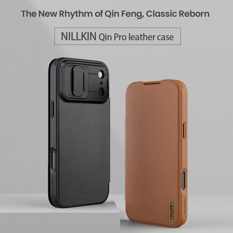 Folio-hoesje Voor iPhone 17 Pro Max Qin Pro Series Nillkin