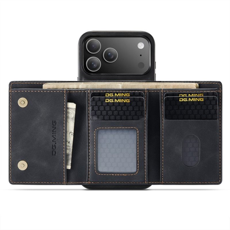 Hoesje iPhone 17 Pro Max Afneembare Portemonnee Dg.ming