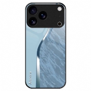 Hoesje iPhone 17 Pro Max Lichtblauw Gehard Glas Met Design