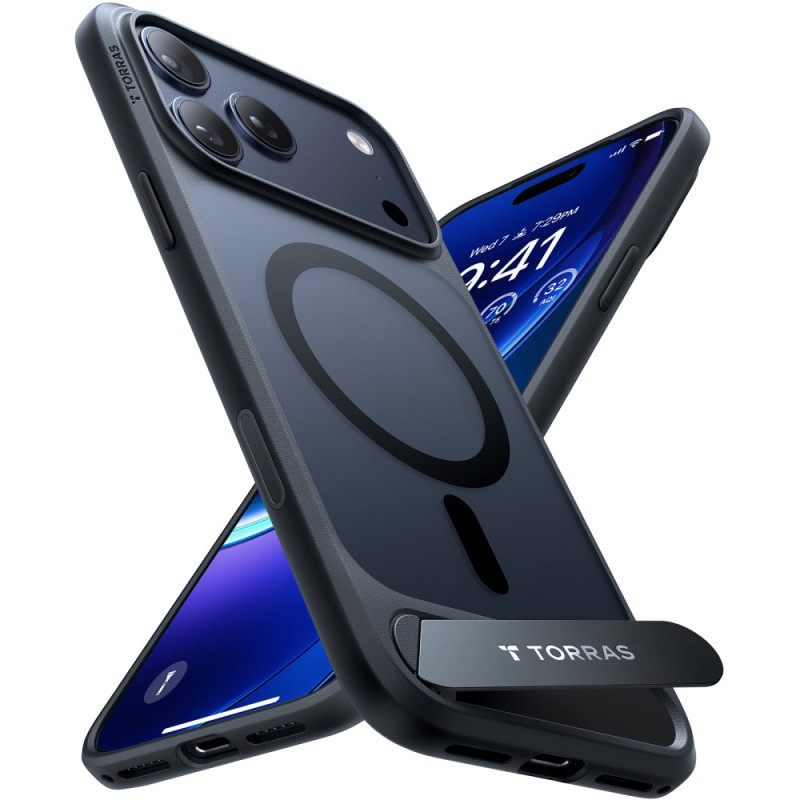 Hoesje iPhone 17 Pro Max Magsafe Premium-design Met Geïntegreerde Standaard