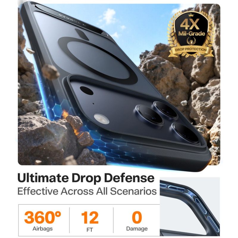 Hoesje iPhone 17 Pro Max Magsafe Premium-design Met Geïntegreerde Standaard