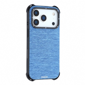 Hoesje iPhone 17 Pro Max Magsafe Premium Texture Jeans